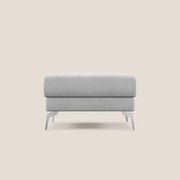 Star Pouf con piedini alti in tessuto impermeabile T02 grigio chiaro