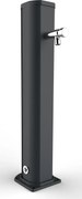 Fontana Lavapiedi da Giardino con Rubinetto Temporizzato Arkema Jolly Grigio Antracite...