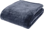 Coperta blu scuro in micropile 130x170 cm Raschel Velvet – Catherine Lansfield