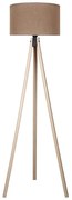 Duolla - Lampada con piedistallo 1xE27/60W/230V diametro 44 cm marrone/beige