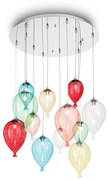 Sospensione Moderna Clown Metallo Multicolor 12 Luci G9 3W 3000K Luce Calda