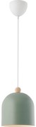 Nordlux - Lampadario a sospensione con filo GASTON 1xE27/40W/230V verde/bianco