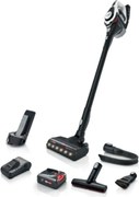 Bosch Serie 8 BBS8214 - Aspirapolvere 2-in-1 senza sacco, ricaricabile 18V, nero e bianco, con batteria da 4 Ah, ideale per animali e pulizie efficaci