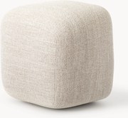 Pouf alto in bouclé Wolke