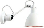 Lampe Gras - 304 Applique da Parete Bianco/Bianco/Rame Lampe Gras