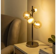 Brilagi - Lampada da tavolo LED MILLA 4xG9/3W/230V cromo lucido/oro