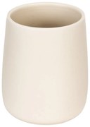 Tazza in ceramica color crema per spazzolini da denti Margo - Allstar