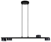 Lampadario a sospensione con filo PUNTO 4xGX53/12W/230V nero