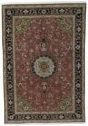 Tabriz Tappeto 290 x 200 Rosso (Iran) Annodato A Mano