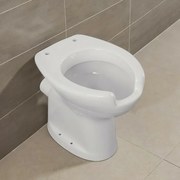 Wc per anziani e disabili con apertura frontale e scarico a parete
