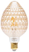 Lampadina Led Fragola Vintage a Filamento E27 a 4W decorativa Bianco caldo 1800K Aigostar