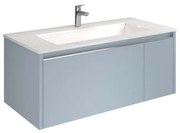 Mobile da bagno sotto lavabo Cielo blu opaco L 100 x H 40 x P 45.5 cm 1 cassetto 1 anta, lavabo non incluso