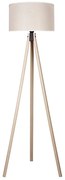 Duolla - Lampada con piedistallo 1xE27/60W/230V diametro 44 cm color crema/beige