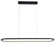 Lampadario LED a sospensione con filo LED/24W/230V 4000K nero