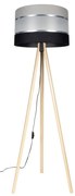 Lampada con piedistallo CORAL 1xE27/60W/230V beige/nero/grigio/cromo