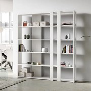 Libreria a parete in legno Bianco Frassino 178x204h cm - KATO C