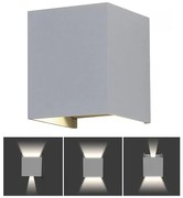 Applique LED da esterno LED/5W/230V 4000K IP65 grigio