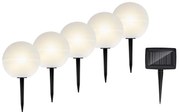 Grundig - SET 5x LED RGBW  Lampada solare LED/3,2V IP44
