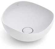 Lavabo da appoggio ROCA irregolare in ceramica beige