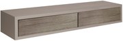 Mensola a muro Domino rettangolare in mdf L 88.2 x H 13.4 x P 20 cm