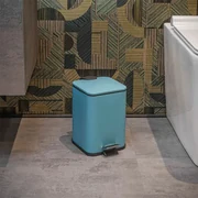 Set Pattumiera A Pedale E Scopino Da 5 Litri AKIRA Grigio Opaco Spirella 89186622 - Foto 6