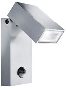 Applique Moderna Metro Alluminio Cromo Vetro Led 10W 4000K