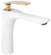 Rubinetto da lavabo Rea Orbit White Gold Low