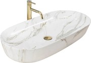 Lavabo da appoggio REA CLEO 81 Shiny Aiax