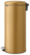 Cestino per la spazzatura dorato in acciaio con pedale 30 l NewIcon – Brabantia