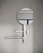 Specchio tondo silver IDEAL STANDARD L 58 x H 71.7 x P 14.5 cm