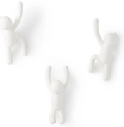 Ganci in plastica da parete in set da 3 Buddy - Umbra