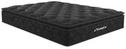 Materasso matrimoniale a molle insacchettate con topper integrato 180 x 200 cm - BLACK DREAM di YSMÉE