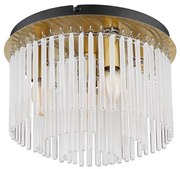 Globo 15698DM - Plafoniera GORLEY 5xE27/60W/230V diametro 32 cm oro