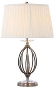 Lampada Da Scrivania Classica Aegean Acciaio Ottone Anticato 1 Luce E27