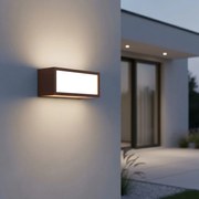 Applique Flute Design - E27 Mattone (Ruggine - Corten)