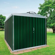 Garage in acciaio Orlando SAPIL , con porta Battente 12.7 m², Sp 0.6 mm Verde