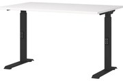 Tavolo da lavoro ad altezza regolabile con piano bianco 80x120 cm Downey - Germania