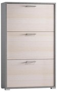 Scarpiera 3 ante L 65 x H 112 x P 18 cm 9 paia, larice