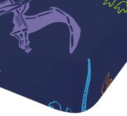 Lenzuolo con angoli per bambini blu per letto singolo 90x190 cm Prehistoric Dinosaurs – Catherine Lansfield