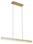 Lampada a sospensione moderna in ottone con vetro trasparente con LED Easylift - Catch