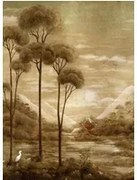 Coordonné Carta da parati panoramica Xi Hu Lake - Gold