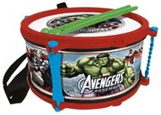 Tamburo The Avengers Azzurro Rosso Plastica