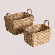 Set di Cestini DKD Home Decor (35 x 35 x 35 cm)