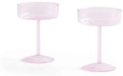 HAY - Tint Coupe Glass Set of 2 Pink HAY