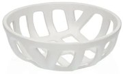 Portafrutta Versa Bianco Ceramica Dolomite 26,4 x 8,5 x 26,4 cm