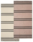 Telo mare beige 75x150 cm Banded Stripe - Catherine Lansfield