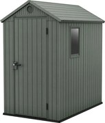 Casetta da Giardino Porta Attrezzi 125,8x184,5x205,1 cmin Evotech+ Keter Darwin 4x6 Verde...