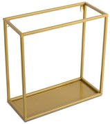 Mensola a muro 35x35 cm oro