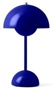 &Tradition - Flowerpot VP9 Lampada da Tavolo Portatile Cobalt Blue &Tradition