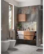 Mobile sottolavabo e lavabo Sieben per vasca centrale canyon L 80 x H 51 x P 45 cm